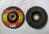 4" x 5/8" Flap Discs, Type 27, ZIR, 100 Discs - FREE SHIPPING