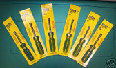 Stanley 11/32" Hex Nut Drivers, Green 61-808, Lot of 6 - Free Shipping