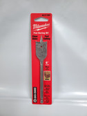 Milwaukee 1" Flat Boring Spade Bit, 48-27-1001, Lot of 1