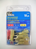 Ideal Weatherproof Heat Shrink Spade Terminals, 770325, 18 pk, Lot of 1 - FREE SHIPPING