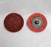 2" Surface Conditioning Prep Discs Type R Maroon Medium, Lot of 50
