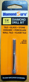 1/4" Diamond Hole Saw For Tile Ceramic Glass Stone DiamondSure, 900-003, Lot of 1 - FREE SHIPPING