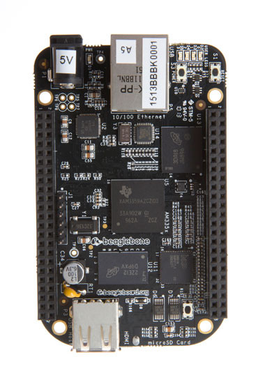 マザーボード BeagleBone Black element14 Beaglebone Black Rev C by Element 14 - Turret Robotics