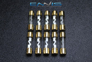 10 PACK 100 AMP AGU FUSE FUSES GOLD PLATED INLINE HIGH QUALITY GLASS NEW AGU100
