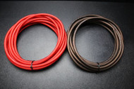 4 GAUGE WIRE 10 FT RED 10FT BLACK SUPERFLEX STRANDED POWER GROUND CABLE AMP AWG