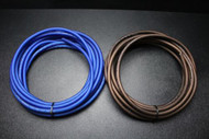 4 GAUGE WIRE 5 FT BLUE 5FT BLACK SUPERFLEX STRANDED POWER GROUND CABLE AMP AWG