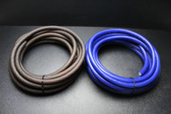 0 GAUGE WIRE 10 FT BLUE 10FT BLACK SUPERFLEX STRANDED POWER GROUND CABLE AMP AWG