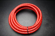 0 GAUGE WIRE 50 FT RED SHINY 1/0 AWG POWER GROUND CABLE STRANDED CAR