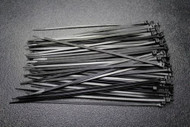 100 PK 11 INCH ZIP TIES NYLON BLACK 40 LBS UV WEATHER RESISTANT WIRE CABLE BCT11