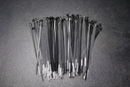 200 PACK 6 INCH ZIP TIES NYLON BLACK 40 LBS UV WEATHER RESISTANT WIRE CABLE BCT6