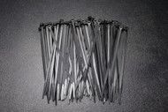 200 PACK 7 INCH ZIP TIES NYLON BLACK 50 LBS UV WEATHER RESISTANT WIRE CABLE BCT7