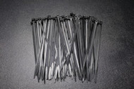 300 PACK 7 INCH ZIP TIES NYLON BLACK 50 LBS UV WEATHER RESISTANT WIRE CABLE BCT7