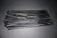 100 PK 14 INCH ZIP TIES NYLON BLACK 40 LBS UV WEATHER RESISTANT WIRE CABLE BCT14
