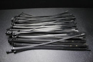 1000 PK 14 IN ZIP TIES NYLON BLACK 120 LBS UV RESISTANT WIRE CABLE BCT14HD