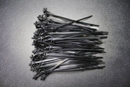 200 PACK 8 IN ARROW HEAD ZIP TIES NYLON BLACK PUSH MOUNT WIRE CABLE BCT8A-1