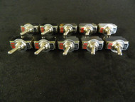 10 PACK TOGGLE SWITCH SPST ON OFF TOGGLE 10 AMP 250V 15 AMP 125V 2 PIN EC-1522