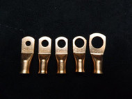 10 PK 6 GAUGE COPPER RINGS #10 1/4 5/16 3/8 1/2 RING TERMINAL CONNECTOR 2ea