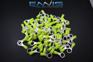 10-12 GAUGE 25 PK NYLON RING 3/8 CAR HOME AWG CONNECTOR CRIMP TERMINAL