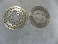 2003 YAMAHA RAPTOR 660 FRONT BRAKE ROTORS YFM660 02 03 04 05 #10