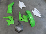 2007 KAWASAKI KF450F FULL PLASTICS (FENDER & SIDES) KX 450 450F 07 08 09