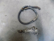 2007 KAWASAKI KF450F REAR BRAKE LINE W/ MASTER CYLINDER KX 450 450F 07 08 09