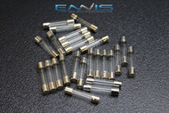 100 PACK 10 AMP AGC FUSE NICKEL PLATED GLASS FAST BLOW 1 1/4-1/4 INLINE AGC10