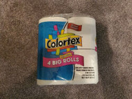 COLORTEX TOILET PAPER 4 BIG ROLLS 225 SHEETS GREAT VALUE FAST SHIPPING