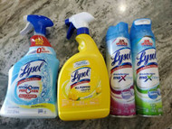 Lysol combo pack multi & all purpose cleaner max coverage spray citrus lemon