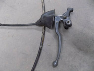 2001 SUZUKI QUAD RUNNER 500 4X4 REAR BRAKE HAND LEVER WITH CABLE 01 02