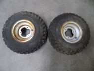 2006 SUZUKI LTZ50 FRONT TIRES AND WHEELS LTZ 50 06