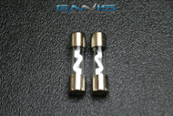 2 PACK 50 AMP AGU FUSE FUSES NICKEL PLATED INLINE HIGH QUALITY GLASS NEW AGU50