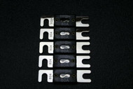 5 PACK 80 AMP ANL FUSE FUSES NICKEL PLATED INLINE WAFER HIGH QUALITY HOLDER