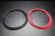 18 GAUGE WIRE RED & BLACK 50 FT EACH PRIMARY AWG STRANDED COPPER POWER GROUND BATTERY AUTOMOTIVE