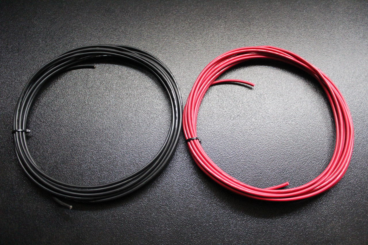 12-Gauge Red Low-Voltage RV GPT Primary Copper Wire - 100 ft.