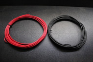 10 GAUGE WIRE RED & BLACK 5 FT EACH PRIMARY AWG STRANDED COPPER CAR POWER GROUND AUTOMOTIVE 