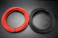 6 GAUGE AWG WIRE 5 FT BLACK 5FT RED CABLE SUPER FLEXIBLE STRANDED PRIMARY AUTOMOTIVE BATTERY POWER GROUND IB6