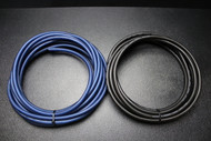 6 GAUGE AWG WIRE 5 FT BLACK 5FT BLUE CABLE SUPER FLEXIBLE STRANDED PRIMARY AUTOMOTIVE BATTERY POWER GROUND IB6