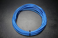 8 GAUGE AWG WIRE 5 FT BLUE SHINY CABLE POWER GROUND AUTOMOTIVE STRANDED PRIMARY BATTERY PW