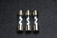 3 PACK 40 AMP AGU FUSE FUSES NICKEL PLATED INLINE GLASS CAR 1 7/16 x 3/8 AGU40