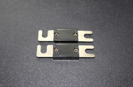2 PACK 500 AMP ANL FUSE FUSES NICKEL PLATED INLINE WAFER CAR AUDIO STEREO ANL500