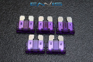 5 PACK ATC 3 AMP FUSES ATO FUSE BLADE STYLE CAR BOAT AUTOMOTIVE AUTO ATC3