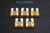 5 PACK ATC 5 AMP FUSES ATO FUSE BLADE STYLE CAR BOAT AUTOMOTIVE AUTO ATC5