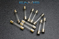 10 PK 7.5 AMP AGC FUSE FUSES NICKEL PLATED GLASS FAST BLOW 1 3/16x1/4 INLINE AGC7.5