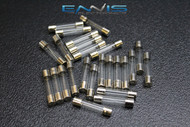 100 PK 10 AMP AGC FUSE FUSES NICKEL PLATED GLASS FAST BLOW 1 3/16x1/4 INLINE AGC10