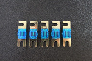 5 PK 60 AMP MINI ANL FUSES NICKEL PLATED INLINE AFC AFS BLADE AUTO CAR MANL60