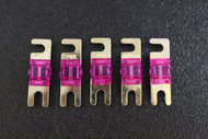 5 PK 70 AMP MINI ANL FUSES NICKEL PLATED INLINE AFC AFS BLADE AUTO CAR MANL70