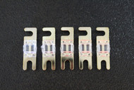 5 PK 80 AMP MINI ANL FUSES NICKEL PLATED INLINE AFC AFS BLADE AUTO CAR MANL80