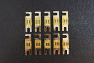 10 PK 100 AMP MINI ANL FUSES NICKEL PLATED INLINE AFC AFS BLADE AUTO CAR MANL100