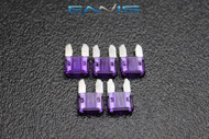 5 PACK ATM 3 AMP FUSES MINI FUSE BLADE STYLE CAR BOAT AUTOMOTIVE AUTO ATM3