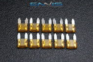 10 PACK ATM 5 AMP FUSES MINI FUSE BLADE STYLE CAR BOAT AUTOMOTIVE AUTO ATM5